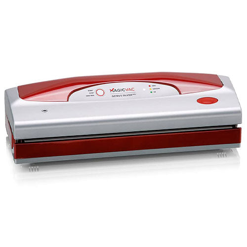 MagicVac Genius Silver Red Vacuum Sealer The Great Cape Trading Company