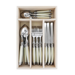 Andre Verdier 24 Piece Cutlery Set - Ivory