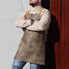 El Toro Full Body Microfibre Supaletha Apron - Tan