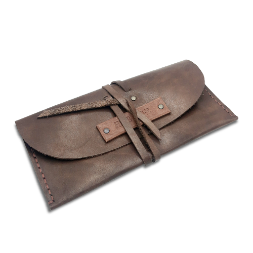 HMB Joe "Notes-In" Leather Money Sleeve (Brown)