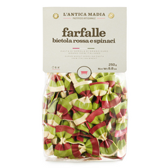 Copy of L'Antica Madia Semolina Pasta Farfalle - Red Beet & Spinach 500g