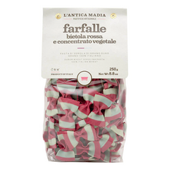 L'Antica Madia Semolina Pasta Farfalle - Red Beet & Vegetable Concentrate 500g