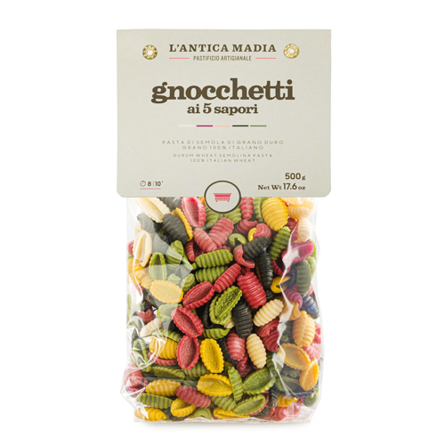 L'Antica Madia Semolina Pasta - Gnochetti Multicoloured 500g