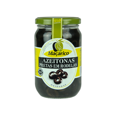 Macarico Black Ripe Olives Sliced 165g - Portugal