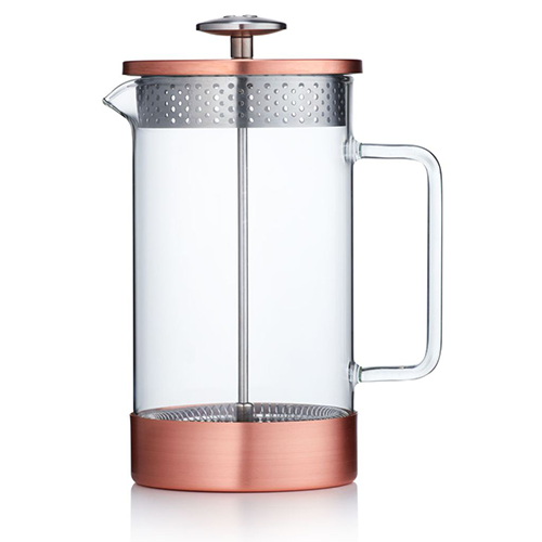 Barista & Co Coffee Press 8 Cup - Rose Gold