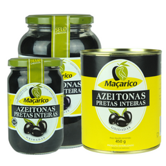 Macarico Whole Black Olives