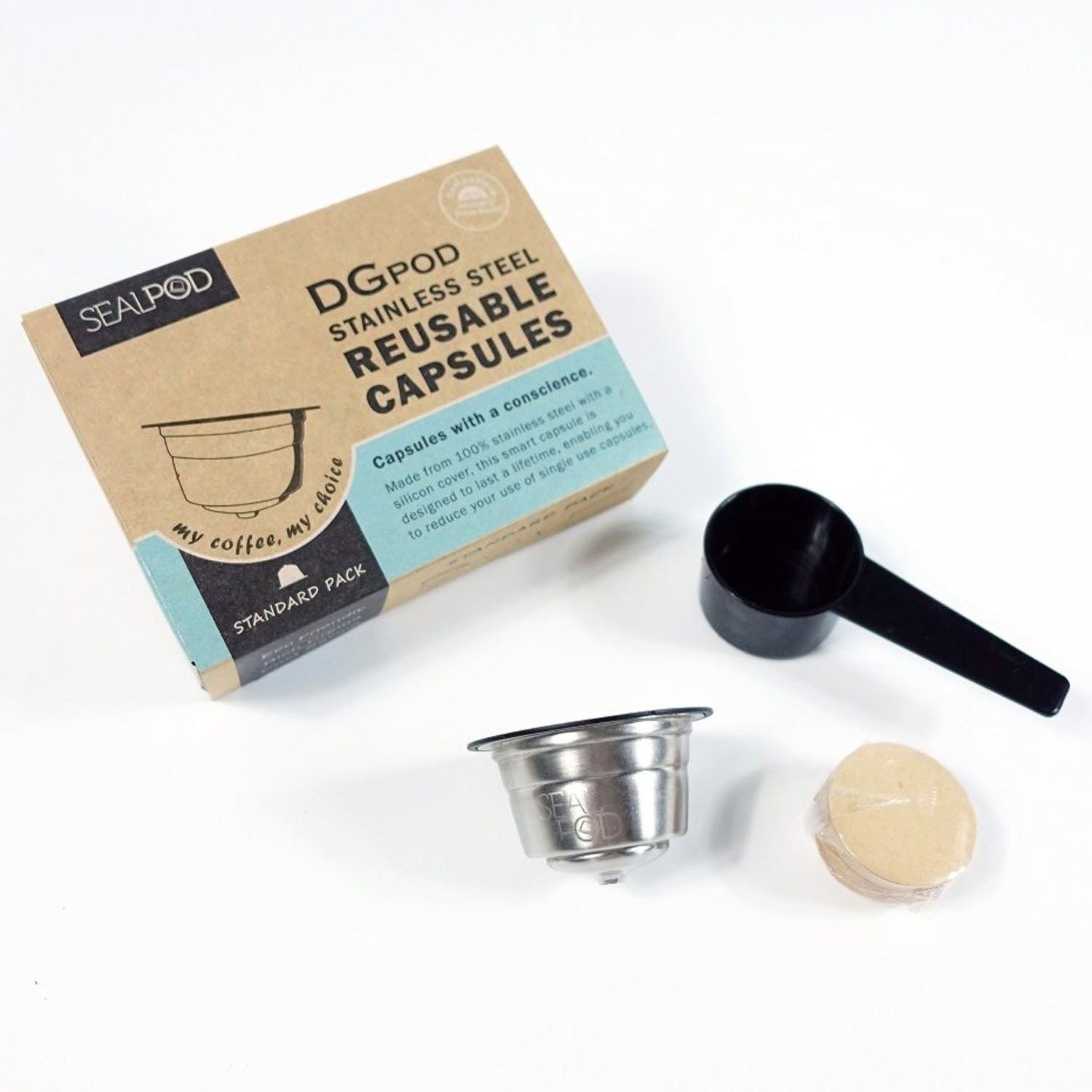 Sealpod Reusable Capsules for Nespresso | Bellissimo Coffee Sealpod Reusable Capsules for Nespresso | Bellissimo Coffee