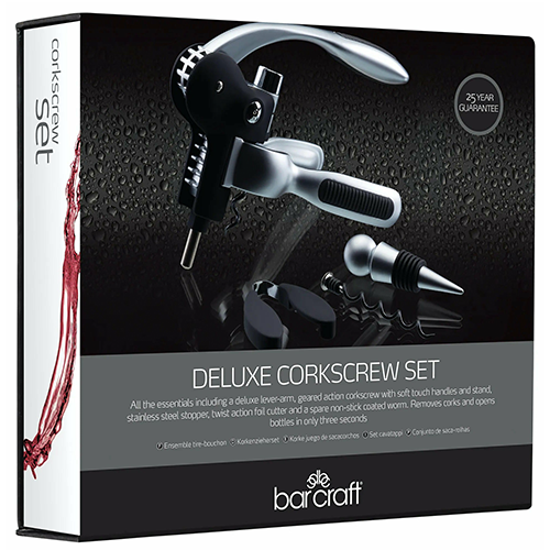 Barcraft Deluxe Corkscrew Set The Great Cape Trading Company