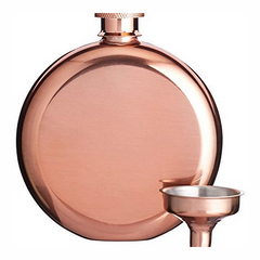 Barcraft 140ml Copper Hipflask with Funnel
