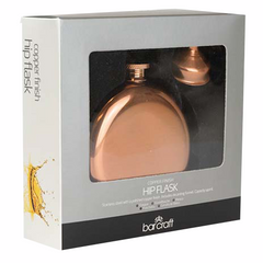 Barcraft 140ml Copper Hipflask with Funnel