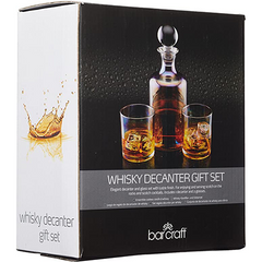 Barcraft Whisky Decanter Gift Set