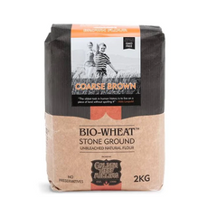 Bio-Wheat Stone Ground Coarse Brown Flour 2kg