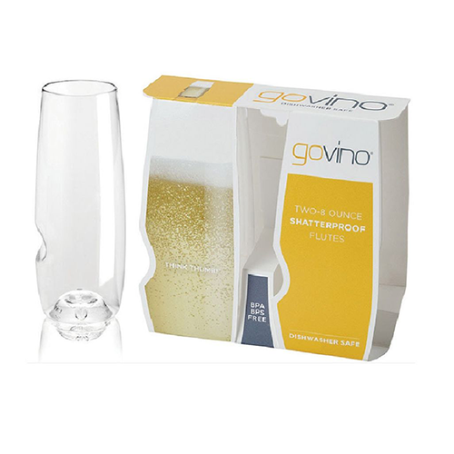 Govino Champagne Flutes 230ml-Set of 2