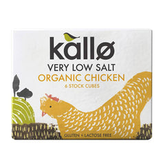 Kallo Organic Chicken Stock Cubes Low Sodium (6)