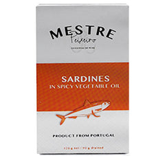 Mestre Sardines in Spicy Vegetable Oil