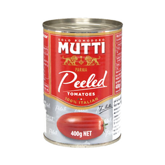 Mutti Whole Peeled Tomatoes Tin 400g