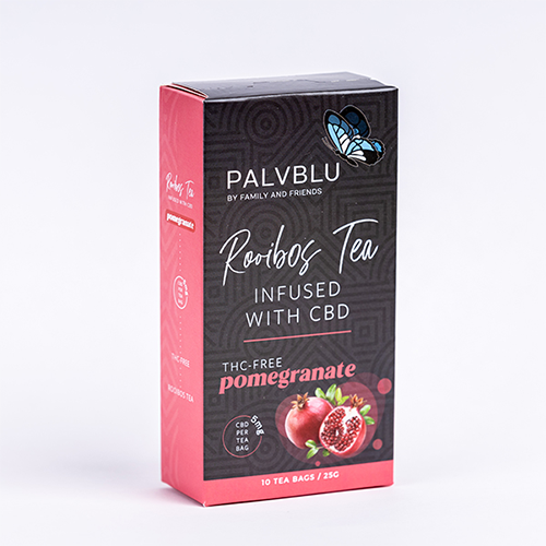 Palvblu Rooibos CBD Infused Tea - Pomegranate (10 pk)