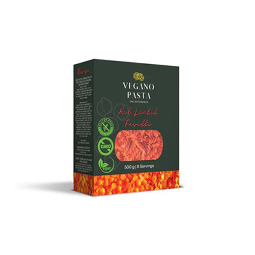 Vegano Pasta 500g - Red Lentil