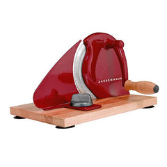 Zassenhaus Classic Manual Bread/Meat/Cheese Slicer - Red