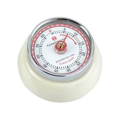 Zassenhaus Retro 60min Magnetic Timer-Cream